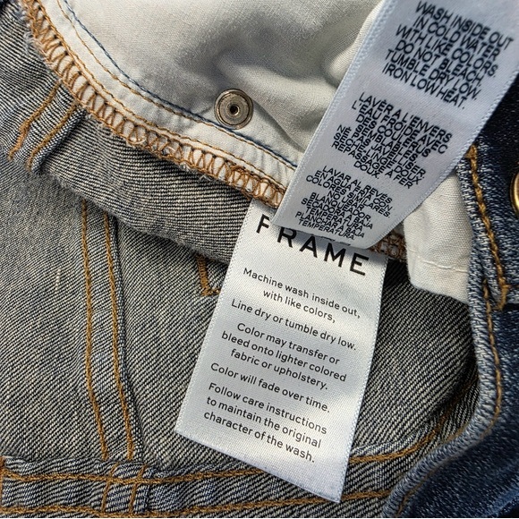 Frame Le Straight high Minor distressing jeans - Picture 7 of 12